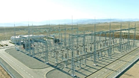 Cəbrayılda yeni tikilən 330 kV-luq yarımstansiyada işlər tamamlanıb