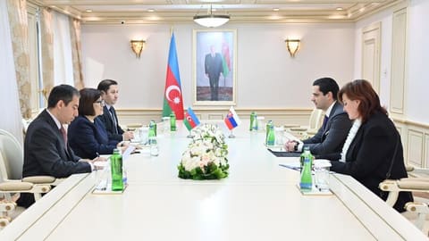 Sahibə Qafarova Slovakiyanın ölkəmizdəki səfiri ilə görüşüb