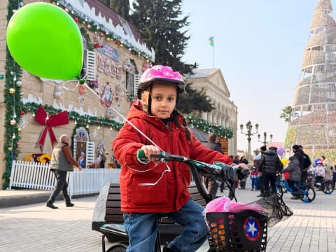 Leyla Əliyevanın təşəbbüsü ilə Yevlaxda uşaqlar üçün Yeni il tədbiri keçirilib