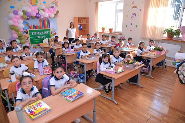 Şagird sıxlığı az olan məktəblərin sayı açıqlanıb