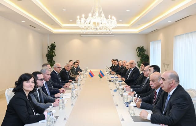 Şahin Mustafayev Mher Qriqoryanla görüşüb