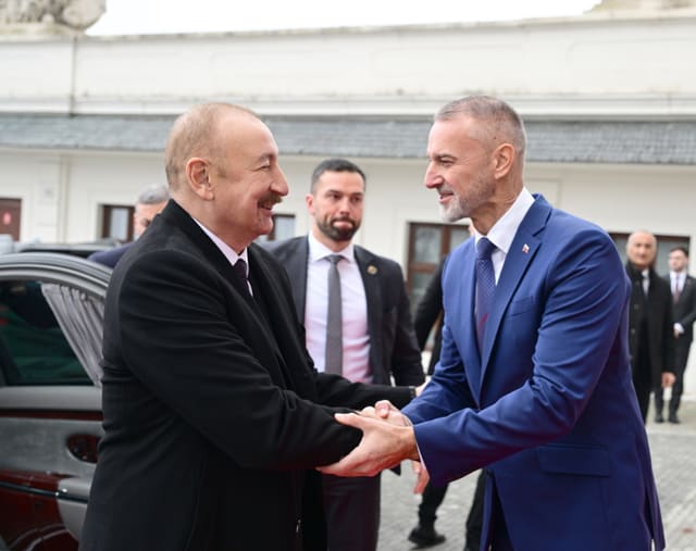İlham Əliyevin Slovakiya Milli Şurasının sədri ilə təkbətək və geniş tərkibdə görüşləri olub - YENİLƏNİB