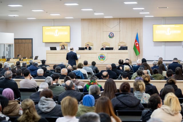 Ruben Vardanyanın məhkəməsində prokuror çıxış edib, təqsirləndirilən şəxsin ömürlük azadlıqdan məhrum olunmasını təklif edib