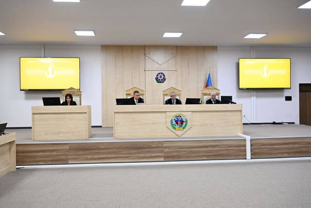 Ermənistan vətəndaşlarının məhkəməsi təqsirləndirilən şəxslərin son söz çıxışları ilə davam etdirilib