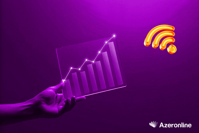 “Azeronline” sabit genişzolaqlı internet sürəti üzrə ölkə lideri oldu