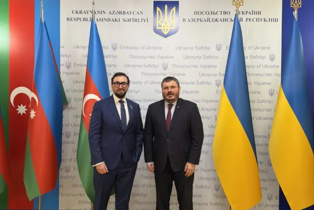 Ukraynanın Azərbaycandakı səfiri Aleksandr Vinnikov ilə görüşüb