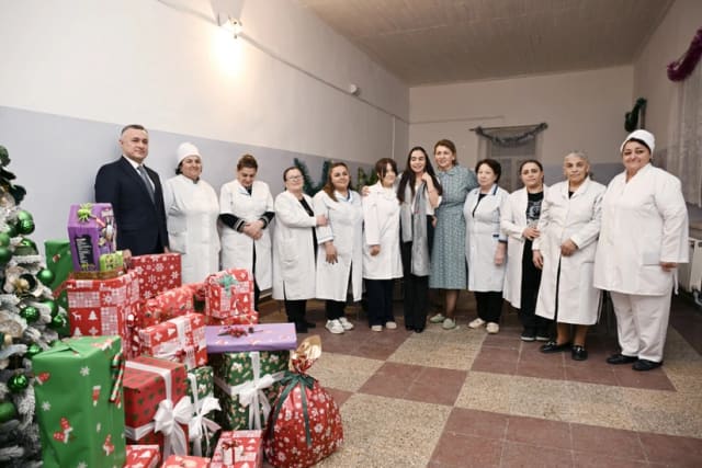 Leyla Əliyeva Səhiyyə Nazirliyi 5 saylı Uşaq Vərəm Sanatoriyasını ziyarət edib
