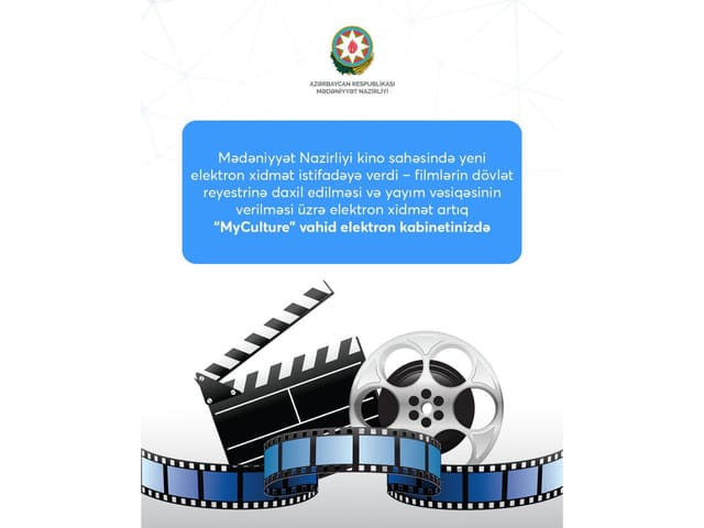 Kino sahəsində yeni elektron xidmət istifadəyə verilib