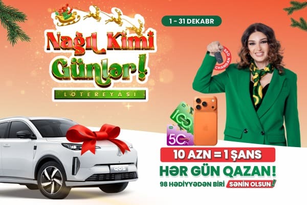 “OBA” marketlər şəbəkəsi Yeni il münasibətilə “Nağıl kimi günlər” lotereyasına start verdi