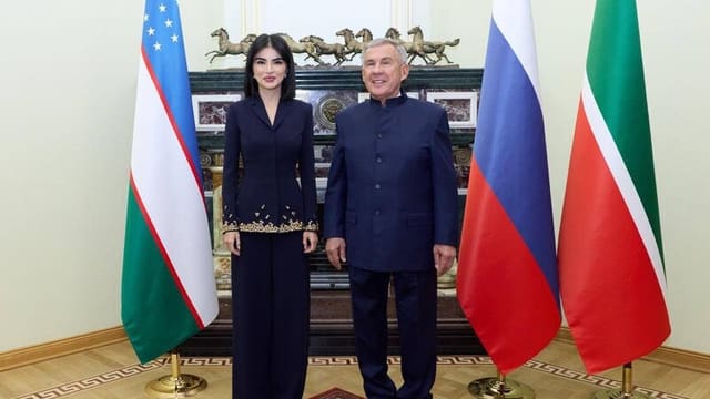 Səidə Mirziyoyeva Tatarıstan lideri ilə görüşüb