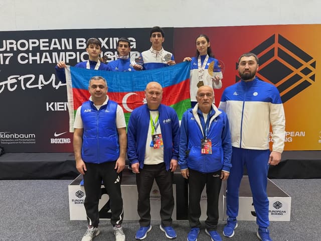 Azərbaycan boksçuları U-17 Avropa çempionatını 2 qızıl və 2 gümüş medalla başa vurublar