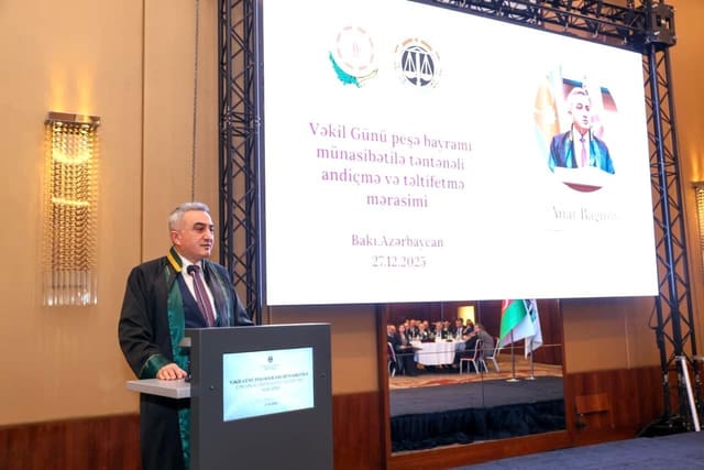 "Vəkil Günü" peşə bayramı münasibətilə mərasim keçirilib - YENİLƏNİB 2