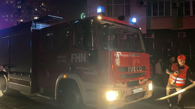 Yasamalda yaşayış binasında yanğınla bağlı cinayət işi açılıb