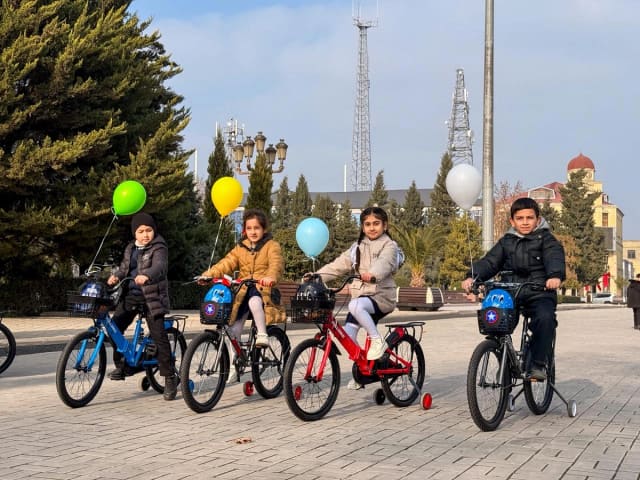 Leyla Əliyevanın təşəbbüsü ilə Yevlaxda uşaqlar üçün Yeni il tədbiri keçirilib