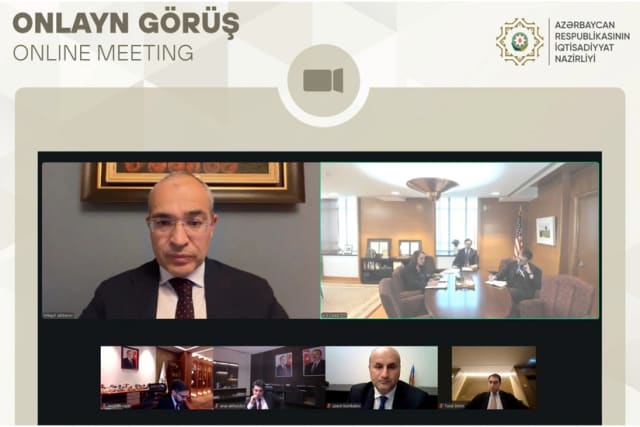 Mikayıl Cabbarov ABŞ rəsmisi ilə enerji və biznes əməkdaşlığını müzakirə edib