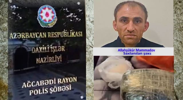 Aǧcabədidə  2 kiloqramdan artıq narkotik vasitə aşkarlanıb