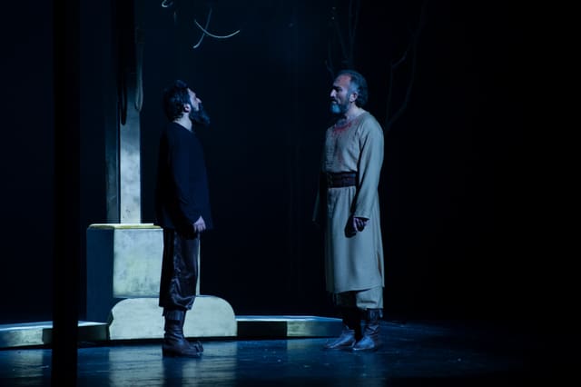 Şəki teatrı “Dar ağacı” tamaşası ilə paytaxt sənətsevərlərinin qonağı olub