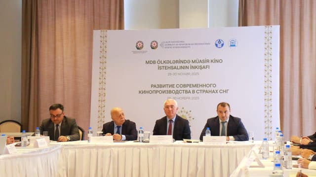 Laçında "MDB ölkələrində müasir kino istehsalının inkişafı" mövzusunda dəyirmi masa keçirilib