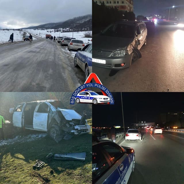 DYP: Bayram günlərində yol qəzalarında 6 nəfər həlak olub