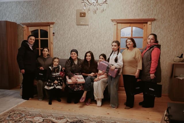 Leyla Əliyeva Qusara səfər edib - FOTOLAR