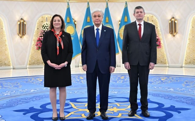 Tokayev ABŞ və Bolqarıstan səfirlərindən etimadnamələrini qəbul edib