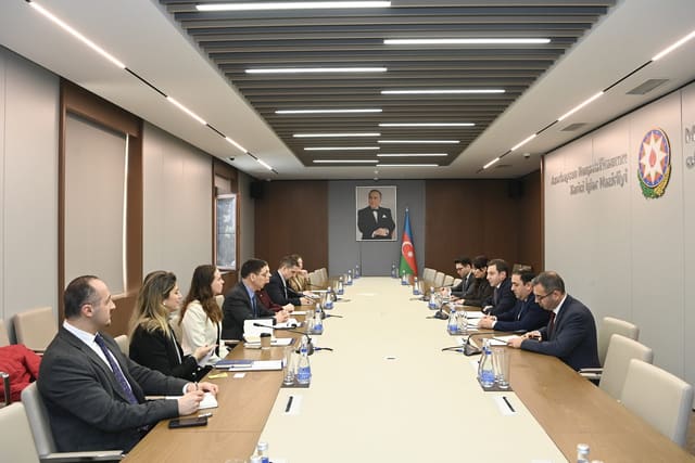 Elnur Məmmədov ABŞ Ticarət və İnkişaf Agentliyinin nümayəndləri ilə görüşüb