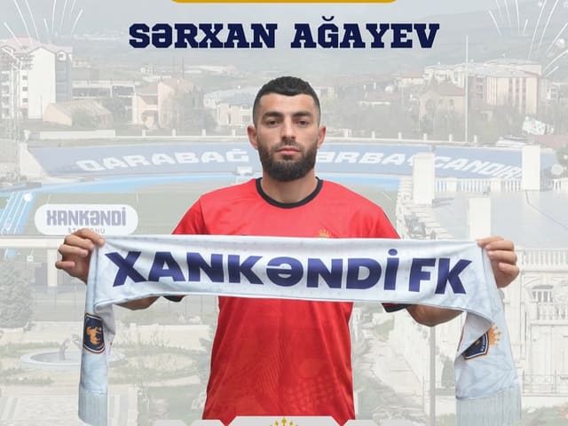 "Xankəndi" FK hücumçusu ilə yollarını ayırdı 