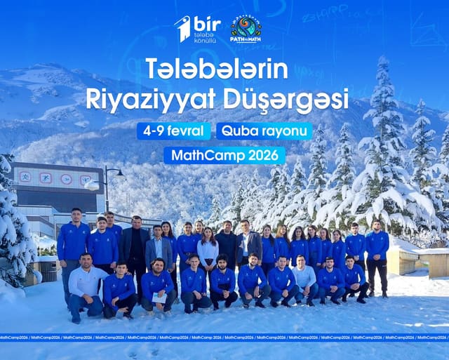 Qubada tələbələr üçün “MathCamp 2026” qış düşərgəsi keçiriləcək