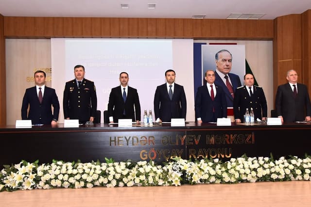 Göyçayda 2025-ci ilin yekunlarına dair hesabat müşavirəsi keçirilib