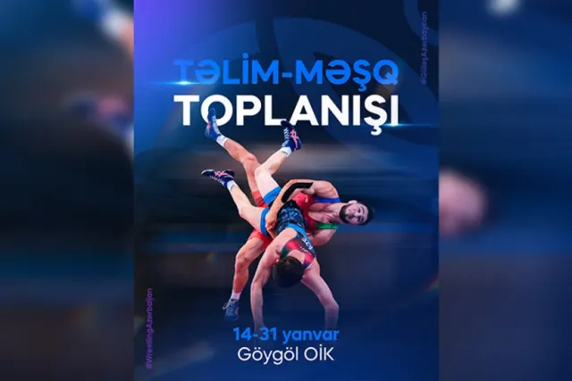 Azərbaycan güləşçiləri ilin ilk təlim-məşq toplanışlarına başlayıblar