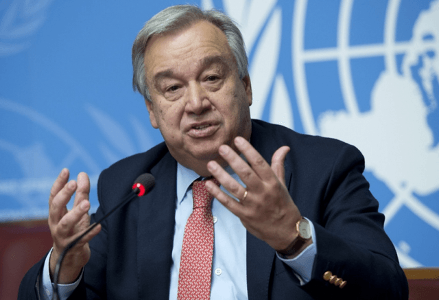 Antonio Quterreş Davos səfərini ləğv edib