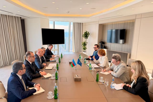 Elçin Əmirbəyov NATO Baş katibinin müavini ilə görüşüb