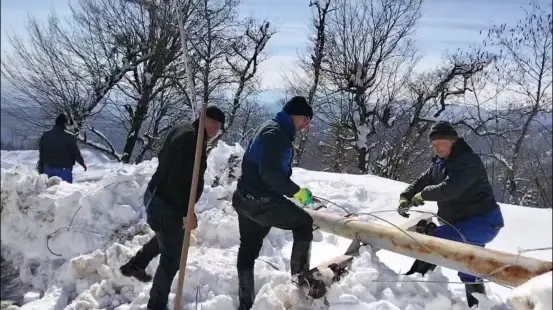 Yardımlıda üç kəndin elektrik təchizatı bərpa olunub