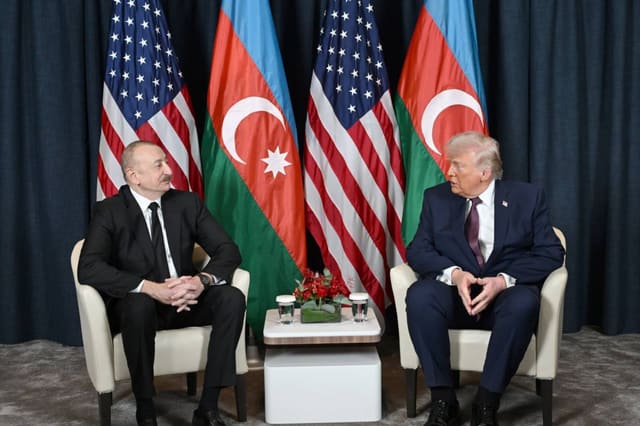 Səfirlik: ABŞ və Azərbaycan prezidentləri Davosda regional sülh və əməkdaşlığa sadiqliklərini vurğulayıblar