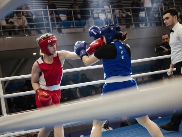 Qadın boksçular arasında Azərbaycan çempionatında final döyüşləri keçirilib