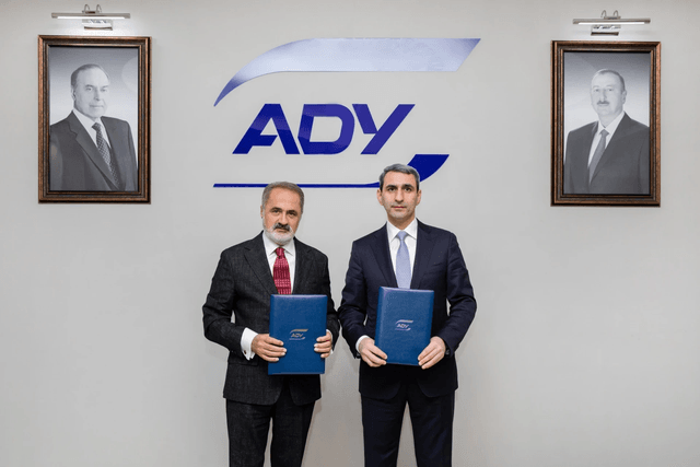 ADY və Türkiyə Dəmir Yolları arasında əməkdaşlıq memorandumu imzalanıb