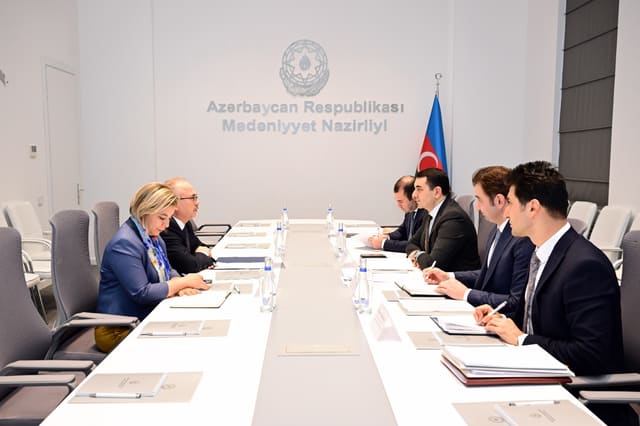 Mədəniyyət Nazirliyində Türkiyə səfiri ilə görüş olub