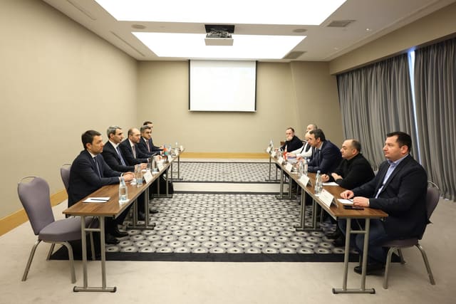 ADY sədri gürcüstanlı həmkarı ilə görüşüb