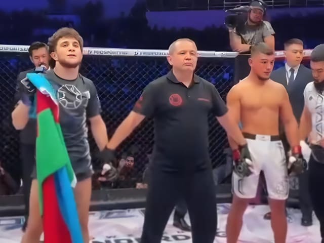 Azərbaycanlı mma döyüşçüsü özbəkistanlı rəqibini məğlub etdi