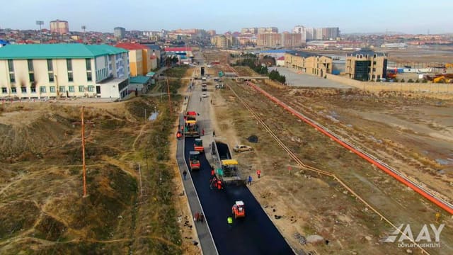 Masazırda 2 km uzunluğunda avtomobil yolunun təmiri yekunlaşmaq üzrədir