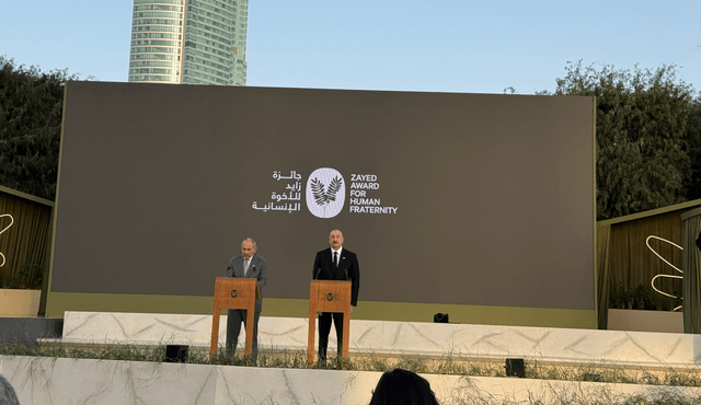 Prezidentin köməkçisi "Zayed İnsan Qardaşlığı Mükafatı"nın təqdimolunma mərasimindən paylaşım edib