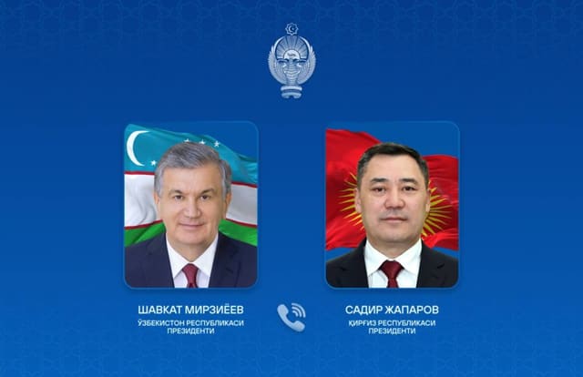 Özbəkistan və Qırğızıstan prezidentləri telefon danışığı aparıb