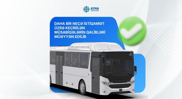 Daha bir neçə istiqamət üzrə keçirilən müsabiqələrin qalibləri müəyyən edilib