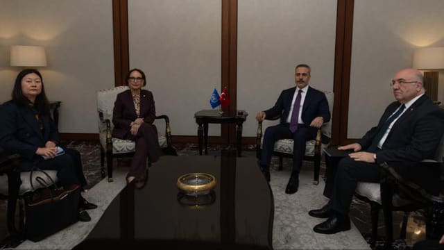 Hakan Fidan BMT-nin Ticarət və İnkişaf üzrə Konfransının baş katibini qəbul edib