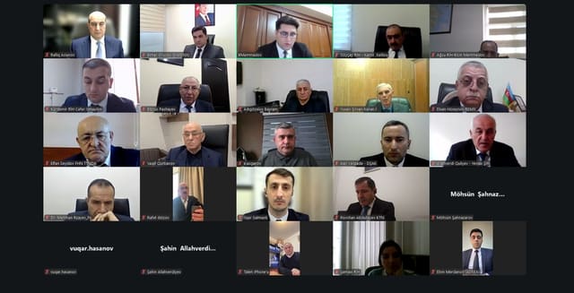 Şirvan suvarma kanalının yenidən qurulması üzrə “İşçi qrupu”nun növbəti onlayn iclası keçirilib