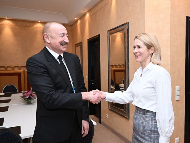 İlham Əliyev Münxendə Avropa İttifaqının xarici işlər və təhlükəsizlik siyasəti üzrə ali nümayəndəsi ilə görüşüb - YENİLƏNİB