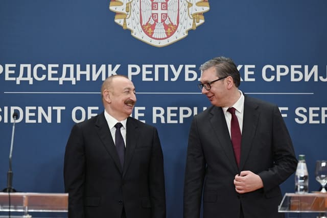 Prezident İlham Əliyev Aleksandar Vuçiçlə görüşü ilə bağlı paylaşım edib