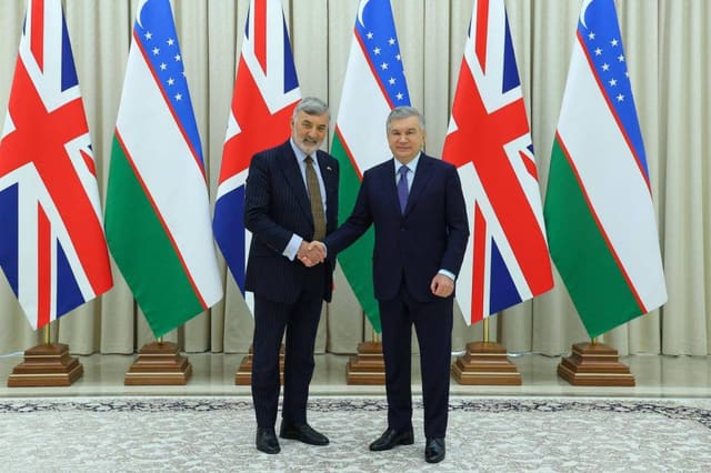 Özbəkistan Prezidenti Britaniyanın Mərkəzi Asiya və Azərbaycan üzrə nümayəndəsi ilə görüşüb
