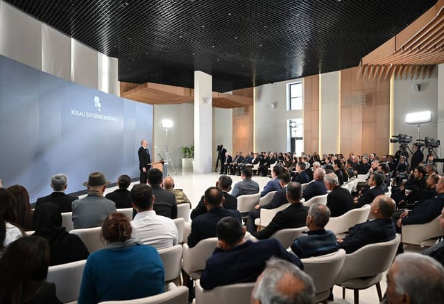 Dövlət başçısı: Xocalı Soyqırımı Memorialı silinməz yaddaşımızın təcəssümü olacaq