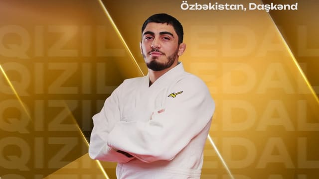 "Böyük Dəbilqə": Azərbaycanın daha bir cüdoçusu qızıl medal qazandı 